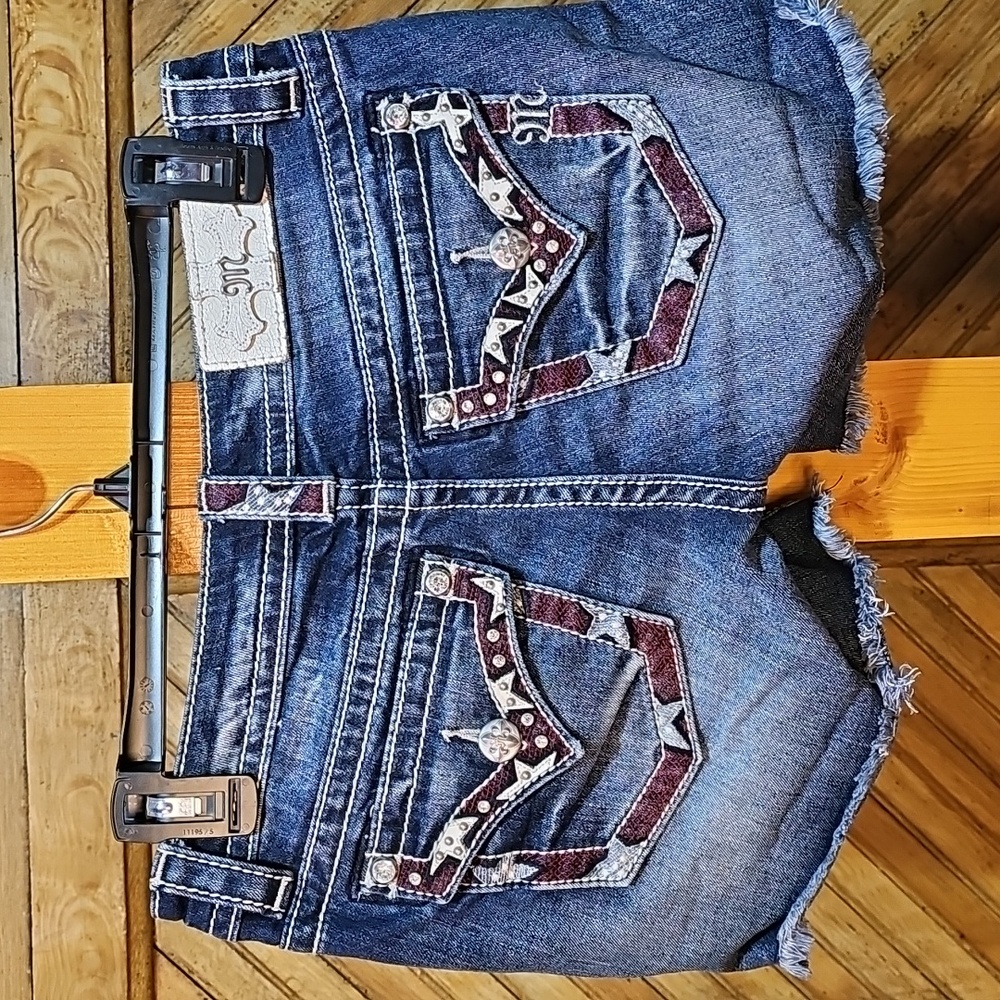 Miss Me Embellished Denim Shorts - Picture 2 of 7